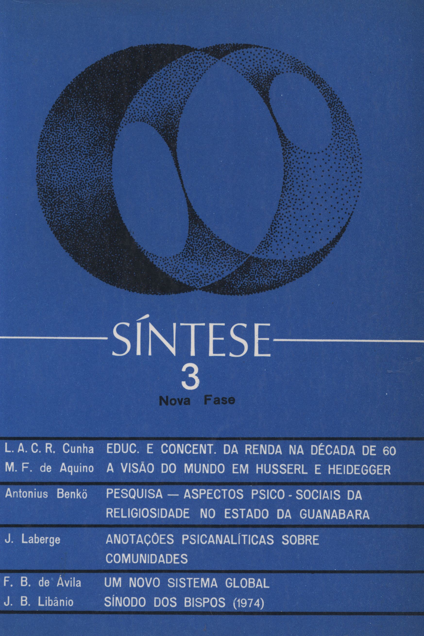 					Visualizar v. 2 n. 3 (1975): SÍNTESE
				