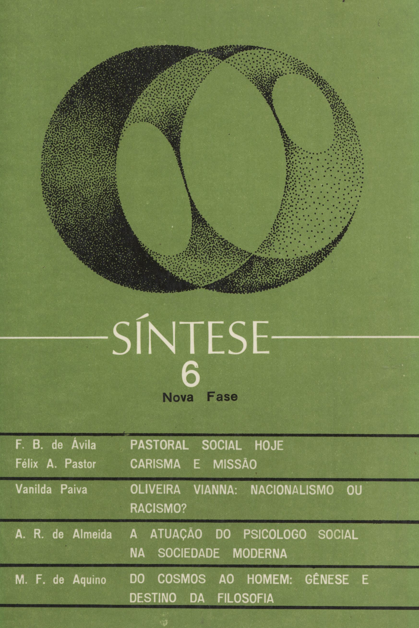 					Visualizar v. 3 n. 6 (1976): SÍNTESE
				