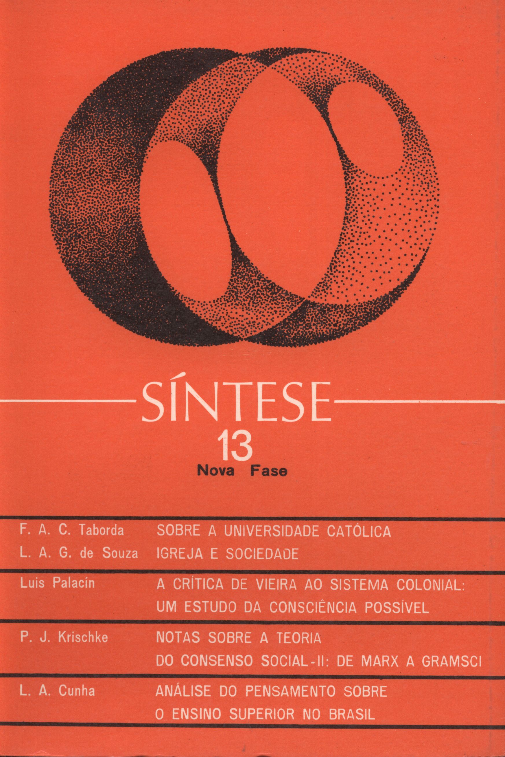 					Visualizar v. 5 n. 13 (1978): SÍNTESE
				