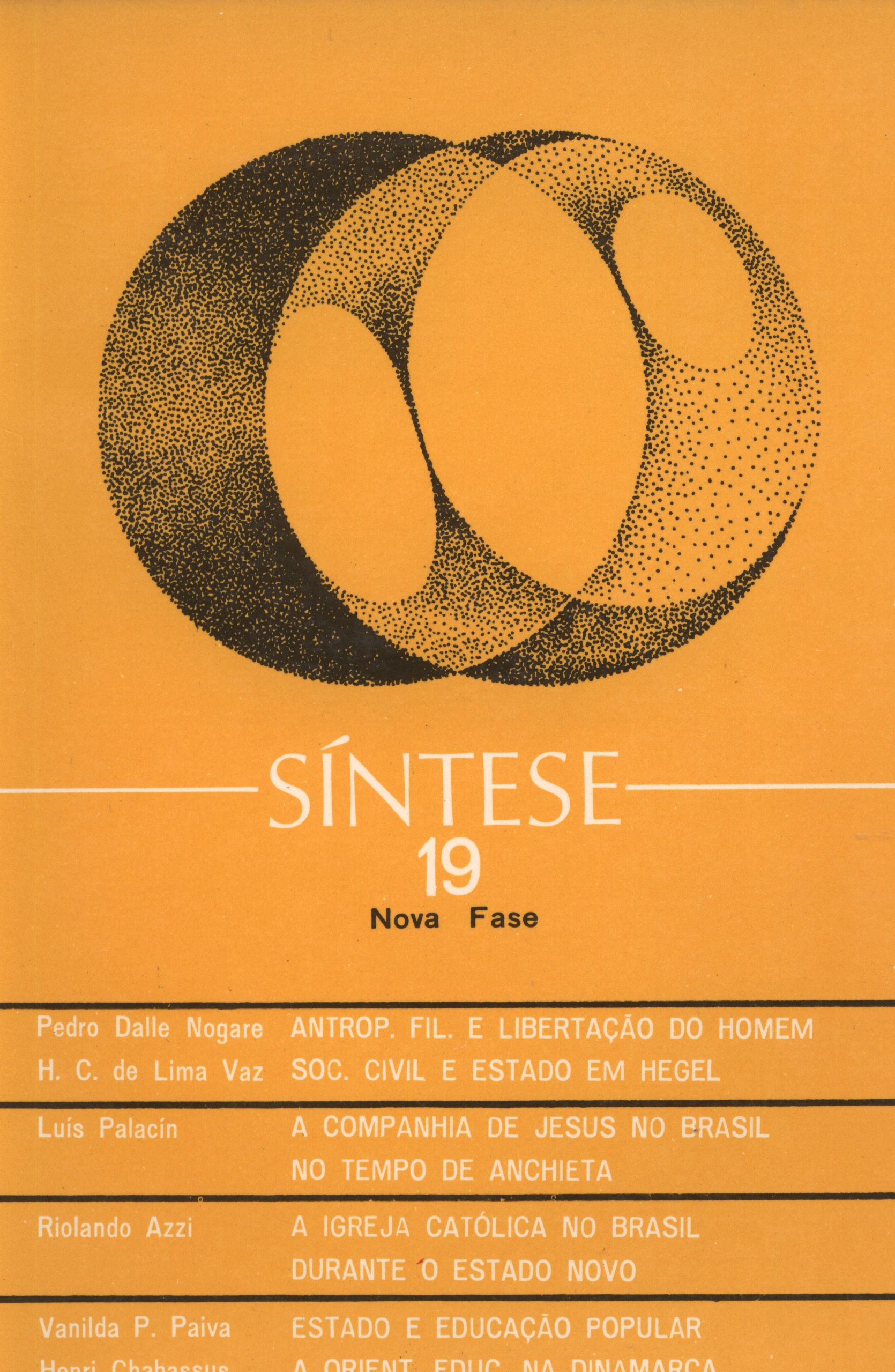 					Visualizar v. 7 n. 19 (1980): SÍNTESE
				