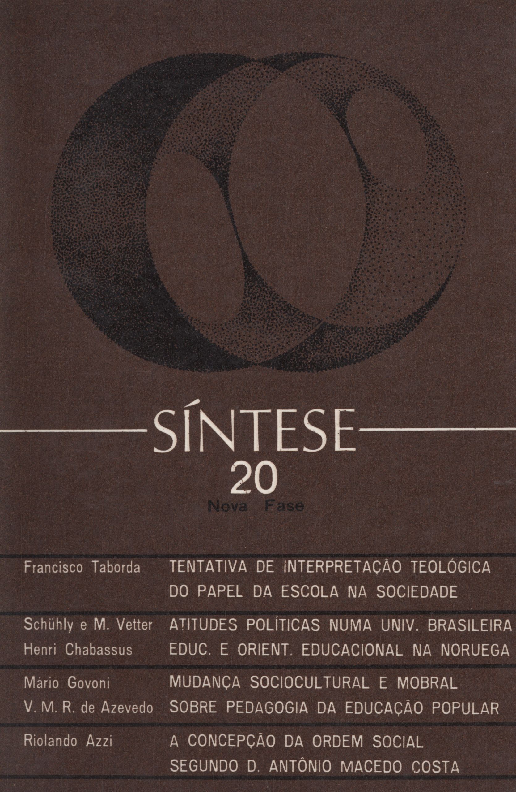 					Visualizar v. 7 n. 20 (1980): SÍNTESE
				